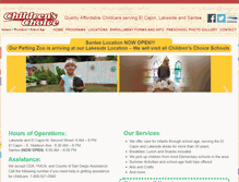 Tablet Screenshot of childrenschoicepreschool.com